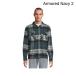 ( посылать за ) Harley солнечный ta круиз si- боковой фланель длинный рукав hurley Santa Cruz Seaside Flannal Long Sleeve