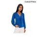 ( посылать за )sese длинный рукав круглый отделка булавка tuck верх cece Long Sleeve Circular Trim Pintuck Top