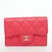 [ возвращенный товар OK][ как новый ] Chanel здесь Mark Classic заслонка футляр для карточек matelasse A80799 [ футляр для визитных карточек ]