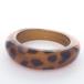 [ прекрасный товар ] Salvatore Ferragamo Leopard прозрачный Brown цвет полимер / пластик [ браслет ]
