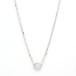 [ возвращенный товар OK][ новый товар произведена отделка ][ как новый ] Cartier tia man rejeSM K18WG бриллиант [ колье ]