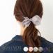 ポニーフック ヘアーフック ヘアフック ヘアカフ リボン シフォン 無地 ヘアアクセ ヘアアクセサリー まとめ髪 30代 40代 jewelvox