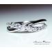 Pt900  0.30ct. 天然ダイヤリング / プラチナリング  クロス