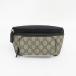 GUCCI( Gucci ) GGs шкив m сумка "body" поясная сумка 450946 серый × чёрный черный PVC[ брендовая сумка ] [ б/у ] netshop
