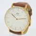 Daniel Wellington( Daniel we Lynn тонн ) B36R8 белый циферблат нержавеющая сталь (SS)/ кожа кварц мужской чай Brown [ б/у ] наручные часы netshop