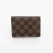 LOUIS VUITTON( Louis Vuitton ) Damier poruto2karutoveru TIKKA ru чехол для пропуска чехол для проездного билета M60533 [ бренд мелкие вещи ] [ б/у ] netshop