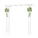 Susire garden arch iron white .. rose for arch large gardening width 200cm pergola wisteria trellis rose arch iron made a-