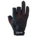  Gamakatsu (Gamakatsu) стрейч рыбалка перчатка (. рисунок /3шт.@ порез ) GM7292 черный L