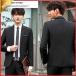  мужской костюм 2 позиций комплект tailored jacket брюки черный формальный костюм устройство на работу деятельность интервью lik route деловой костюм 