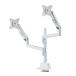 Sanwa Supply монитор arm ( двойной * газ springs тип * фигурная скобка модель * белый ) CR-LAC2407W