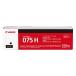 Canon Canon тонер-картридж 075H BK ( черный ) внутренний оригинальный товар [Canon прямая поставка товар ] 6369C003 CRG-075HBLK