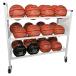 Champion Sports 16-Ball Double-Wide Ball Storage Cart