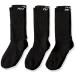 PEARL iZUMi Attack Tall Sock 3 Pack, Black, Large
