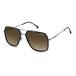 Carrera Men's 273/S Rectangular Sunglasses, Black, 59mm, 17mm