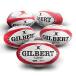 Gilbert G-TR4000 Red Rugby Training Ball Size 5 Set of 5 Bundle