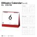  календарь 2026 настольный 6WEEK Calendar ( красный ) SG930 стол календарь календарь 2026 настольный простой 6 неделя надпись красный RED модный 258215