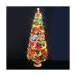  елка зеленый волокно tree комплект 240cm11 мульти- LED лампочка есть 