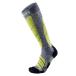 UYN мужской носки SKI PRO RACE SOCKS S100039 G730-GreyMelange/GreenLime