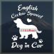  крыло lishu кокер-спаниель стикер симпатичный алфавит do Guin машина собака наклейка машина домашнее животное 
