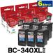 �y��e�ʁzBC-340XL�u���b�N�Ή�  6 �Z�b�g �W�b�g ���T�C�N���C���N �J�[�g���b�W �L���m�� canon C340BXLSx6�y��`�O�X�ցz ����
