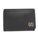 GUCCI футляр для карточек кожа черный 473923