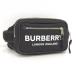 [ б/у ]BURBERRY сумка-пояс Logo узор нейлон черный 6398041