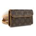 [ б/у ]LOUIS VUITTON небольшая сумочка f Rolland чай n сумка-пояс монограмма Brown M51855