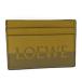 LOEWE футляр для карточек Logo принт кожа оттенок желтого 