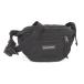 BALENCIAGA сумка-пояс Logo нейлон парусина черный 482389