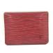 LOUIS VUITTON футляр для карточек чехол для пропуска poruto2karutoveru TIKKA ru epi ka стойка Lien красный M63207