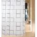  shower curtain waterproof mold proofing processing curtain ring attached white black square shower room for curtain bathroom curtain PEVA vinyl 