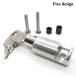 FDHL101S фиксирующие детали дизайн шлем блокировка M1 SILVER универсальный Fixe design мотоцикл touring 