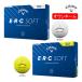�I�E���l�[�� ������ 25�N���f�� �L�����E�F�C �S���t E�ER�EC �\�t�g �{�[�� ERC SOFT BALL 25�N���f�� 1�_�[�X 12������ Callaway GOLF 25EB