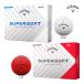 �V�� �L�����E�F�C �S���t �X�[�p�[ �\�t�g �{�[�� SUPER SOFT BALL 25�N���f�� 1�_�[�X 12������ �z���C�g ���b�h Callaway GOLF 25B