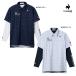  Le Coq Golf 25 год осень-зима одежда новый продукт мужской внутренний есть рубашка с коротким рукавом LG5FTZ00M le coq sportif GOLF Descente DESCENTE короткий рукав длинный рукав комплект item накладывающийся надеты 