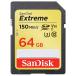 SDXCカード Extreme 64GB UHS-I U3 V30対応 R:150MB/s  Class10 SDSDXV6-064G-GNCIN SanDisk サンディスク 海外向けパッケージ品SA1309XV6キャッシュレス5%還元
