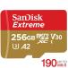 �}�C�N��sd�J�[�h microSDXC 128GB 256GB 512GB 1TB SanDisk Extreme V30 A2 R:190MB/s ���s�A���i �T���f�B�X�N microSD �������[�J�[�h Switch�Ή� �����z�B �֘A�摜2