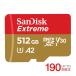 }CNsdJ[h microSDXC 512GB SanDisk UHS-I U3 V30 A2 4K R:190MB/s W:130MB/s SDSQXAV-512G-GN6MN COpbP[W zBΉ 