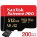  микро sd карта microSDXC карта 512GB SanDisk V30 A2 R:200MB/s W:140MB/s UHS-I U3 Class10 SDSQXCD-512G-GN6MA параллель импортные товары на следующий день доставка 