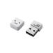  Elecom USB память 32GB USB2.0 маленький размер ремешок отверстие колпак имеется белый MF-SU2B32GWHF