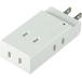  Elpa (ELPA) compact ответвление молниезащита розетка разветвитель . защита 4 выход 15A 125V swing штекер A-CT004SB(W)