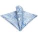 SHLAX&amp;WING темно-синий . серебряный peiz Lee узор мужской pocket square шелк свадьба бизнес 