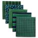 (silaks. Wing ) Shlax&amp;Wing полоса мужской pocket square 5 шт. комплект бизнес .. шелк 