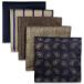 (silaks. Wing ) Shlax&amp;Wing полоса мужской pocket square 5 шт. комплект бизнес .. шелк 