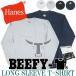 �w�C���Y ����T�V���c Hanes Beefy �r�[�t�B�[ ����T H5186 �����O�X���[�uT�V���c