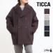  бушлат внешний TICCAtika шерсть бушлат TBEA-242 немедленная уплата новый цвет популярный сделано в Японии стандартный товар 