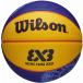 Wilson( Wilson ) FIBA 3X3 MINI баскетбол PARIS 2024 ( Raver ) 3 номер лампочка ( голубой / желтый ) возвращенный товар вид другой A
