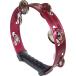  Mac Stone Monkey tambourine ( red ) aluminium 8 -inch MAXTONE MM-6H-RED returned goods kind another A