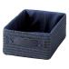  акционерное общество ... промышленность корзина хлопок 1/ 4 размер . type ширина 18× глубина 26× высота 10cm( темно-синий ) кейс для хранения CH-420NV возвращенный товар вид другой A