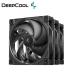 DeepCooll глубокий прохладный FD12 V2 3IN1 120mm PC кейс вентилятор ( черный ) R-FD12V2-BKNPN3-G возвращенный товар вид другой B